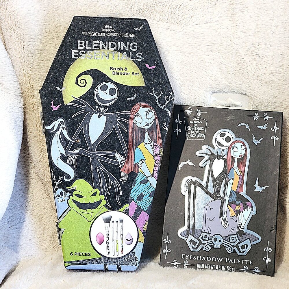 The Nightmare Before Christmas Makeup Brush & Blending Set & Eyeshadow Palette